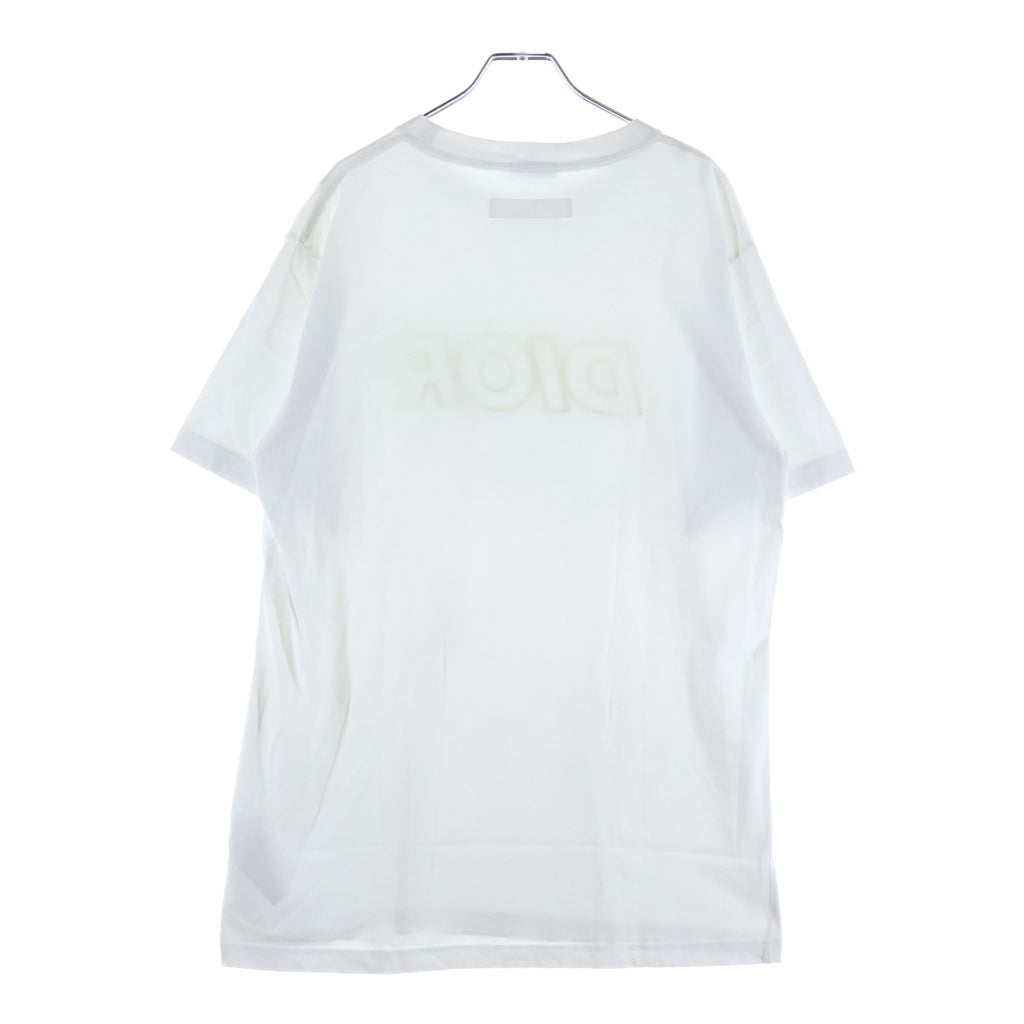 DIOR(ディオール) ロゴ刺繍 半袖Tシャツ カットソー ホワイト 393J696E0847