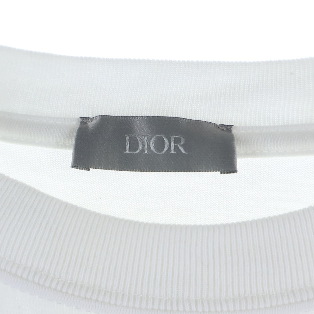 DIOR(ディオール) ロゴ刺繍 半袖Tシャツ カットソー ホワイト