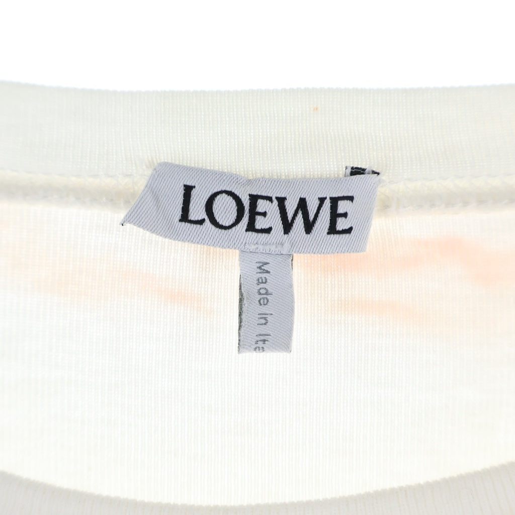 LOEWE(ロエベ) アナグラムプリント 半袖Tシャツ カットソー ホワイト S359Y22X27