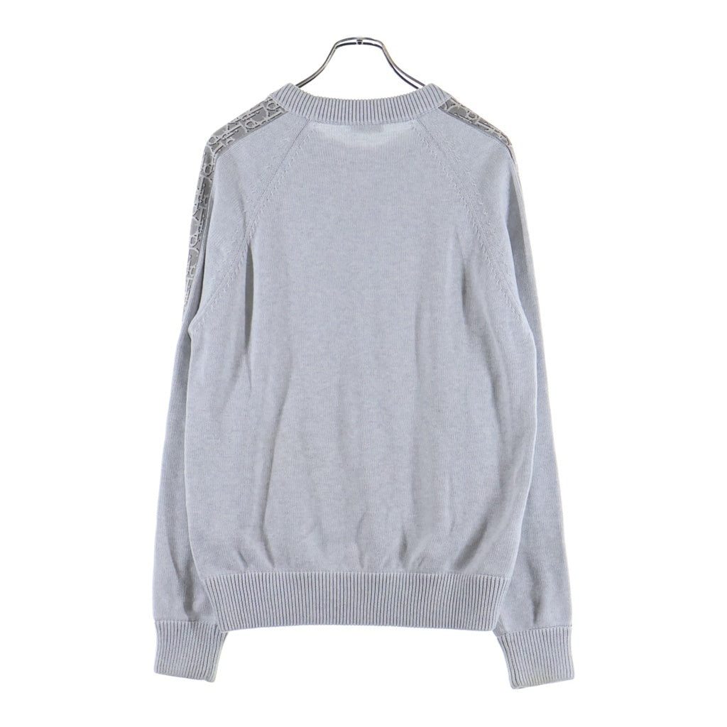 DIOR(ディオール) オブリーク クルーネックセーター ニット グレー 113M638AT187