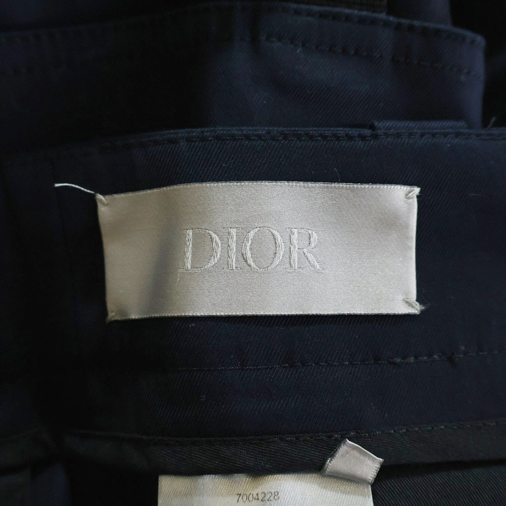 DIOR(ディオール) ロゴワッペン コットン カーゴパンツ ネイビー 013C122A3866