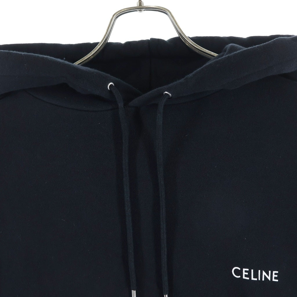 CELINE(セリーヌ) ロゴプリント プルオーバーパーカー フーディー