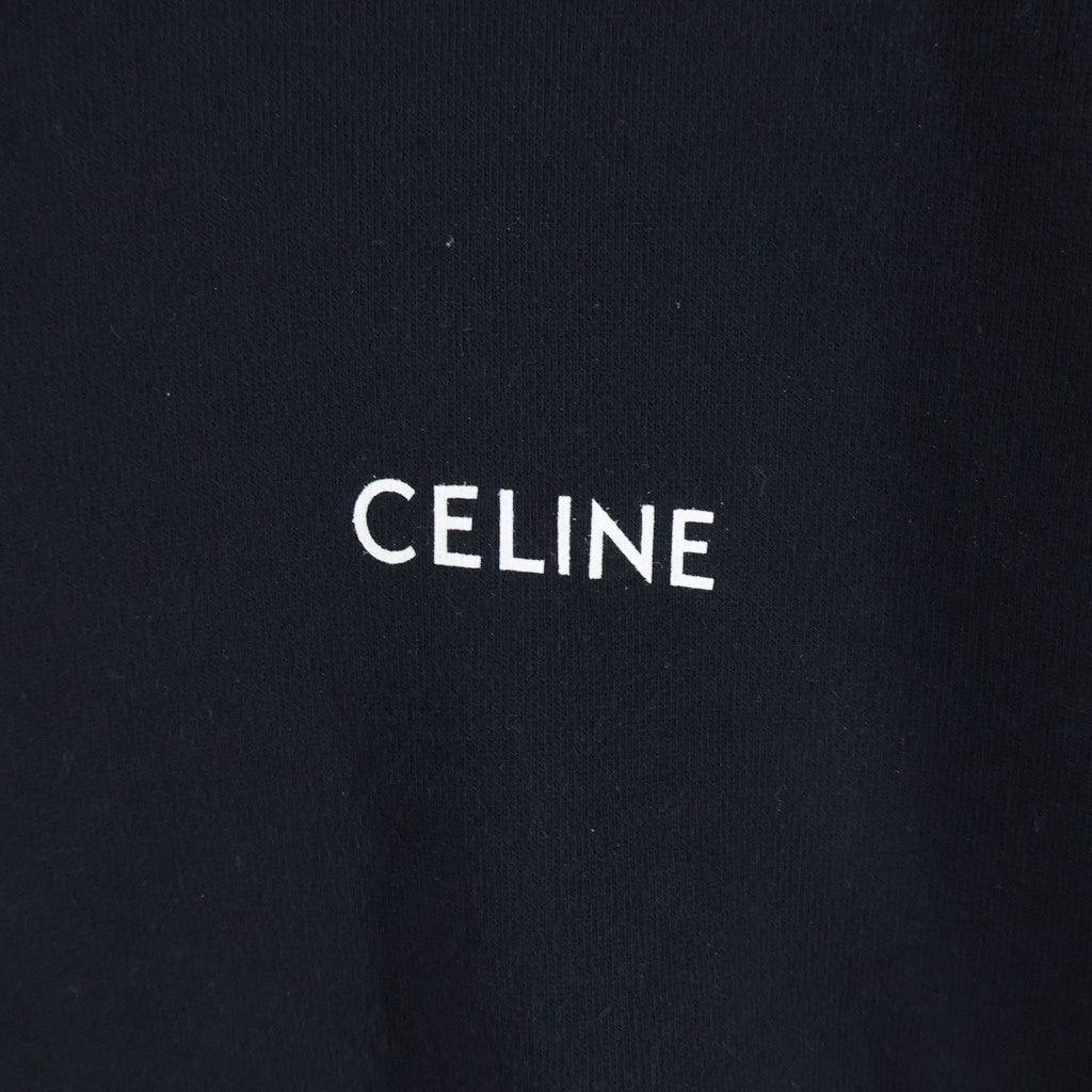 CELINE(セリーヌ) ロゴプリント プルオーバーパーカー フーディー