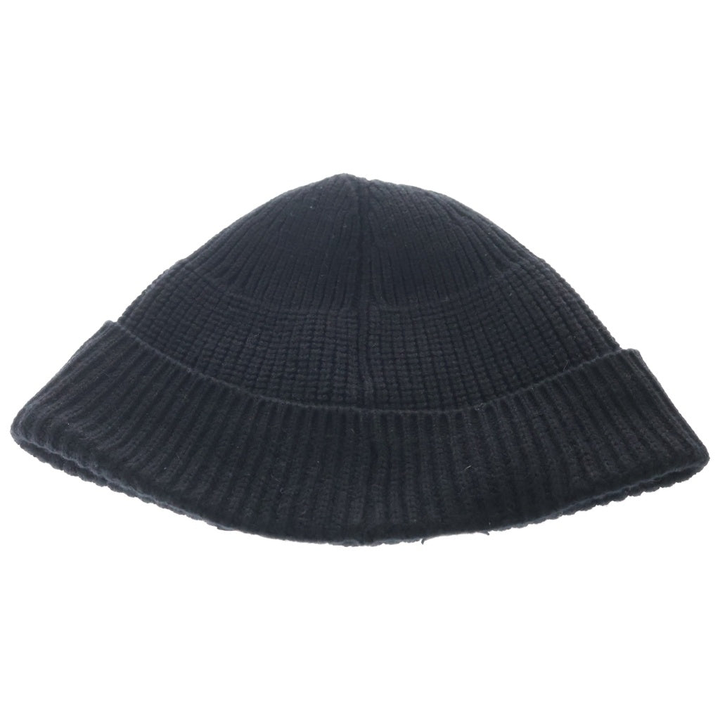 CHROME HEARTS(クロムハーツ) BEANIE BAIT&TACKLE セメタリークロスパッチ カシミア ビーニー 帽子 ブラック