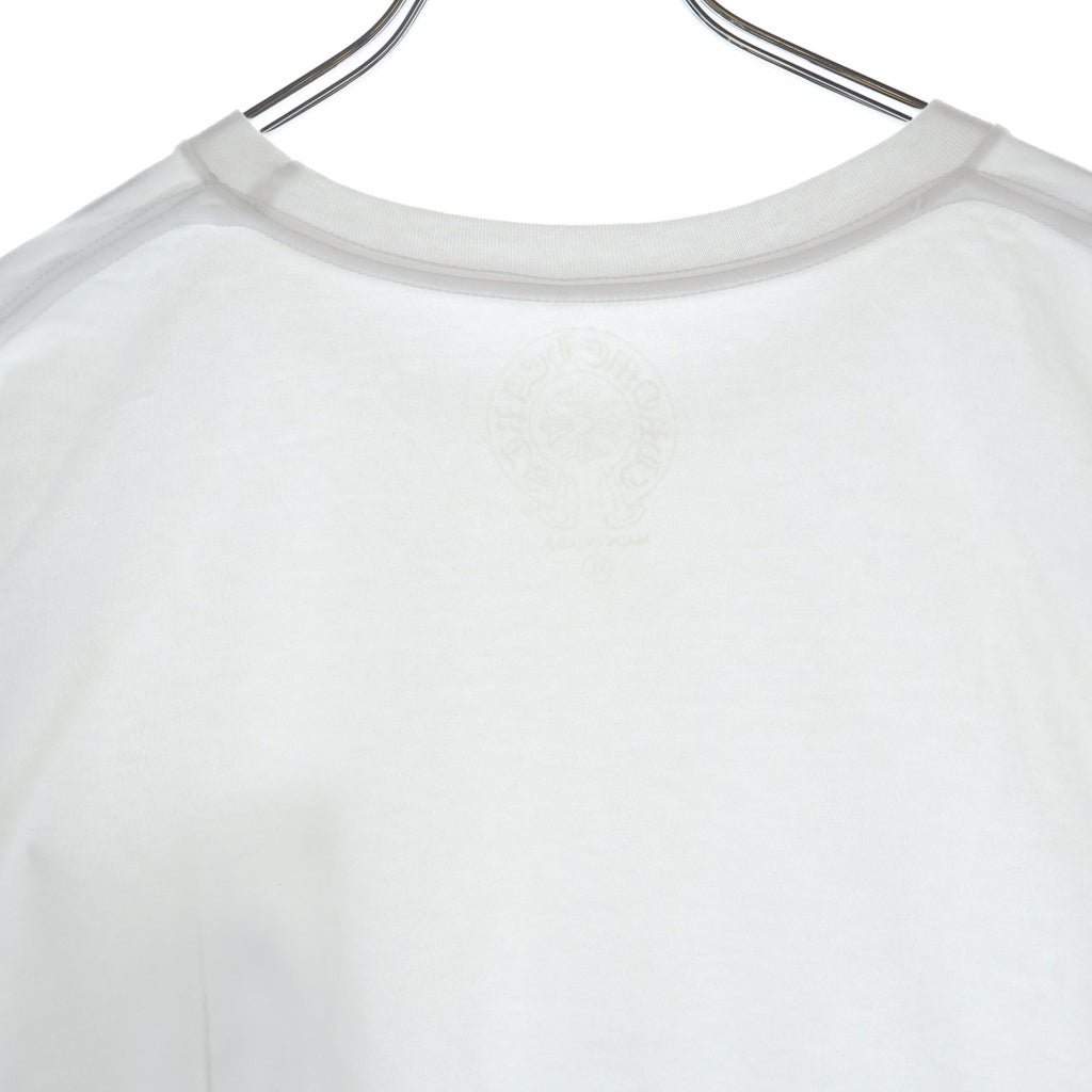 CHROME HEARTS(クロムハーツ) LOS ANGELS HORSESHOE S/S TEE ロサンゼルス限定 ホースシュー クルーネック半袖Tシャツ ホワイト カットソー
