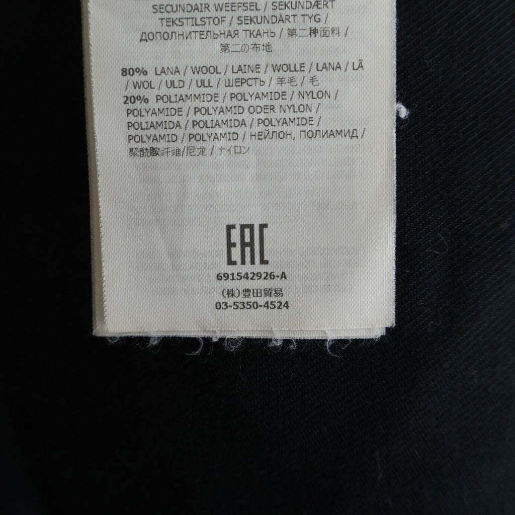 STONE ISLAND(ストーンアイランド) 18AW MICRO REPS DOWN コンパスパッチ ファー付きフーデッド ジップアップ ダウンジャケット ブラック 691542926-A