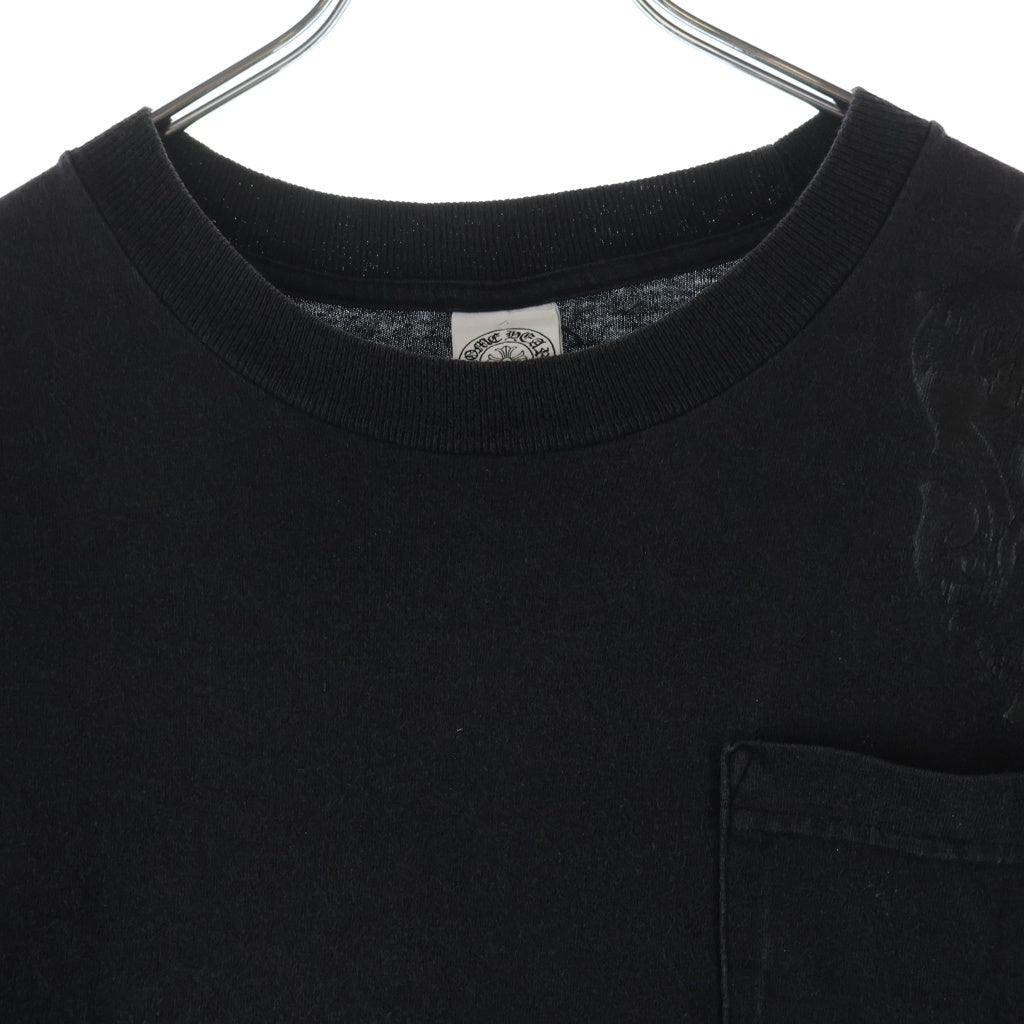 CHROME HEARTS(クロムハーツ) OLD S/S TEE オールド バックセメタリークロスプリント 半袖Tシャツカットソー ブラック