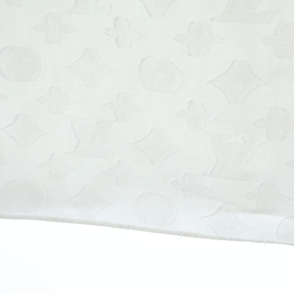 LOUIS VUITTON(ルイヴィトン) モノグラム ノースリーブシャツ ブラウス ホワイト RW192WW AQV FHBL13 レディース