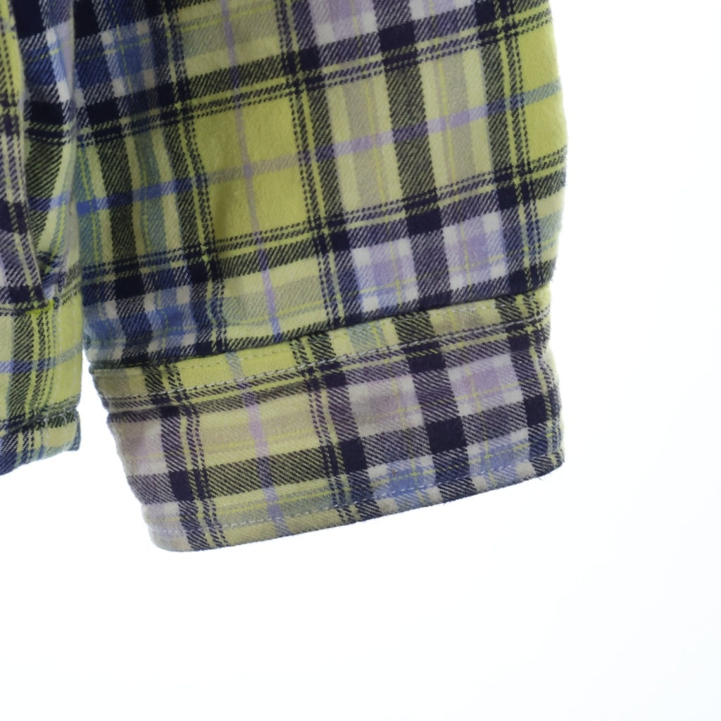 SUPREME(シュプリーム) 25AW ×TRUE RELIGION Quilted Lined Plaid Flannel Shirts トゥルーレリジョン キルテッド プレイド フランネルシャツ イエロー