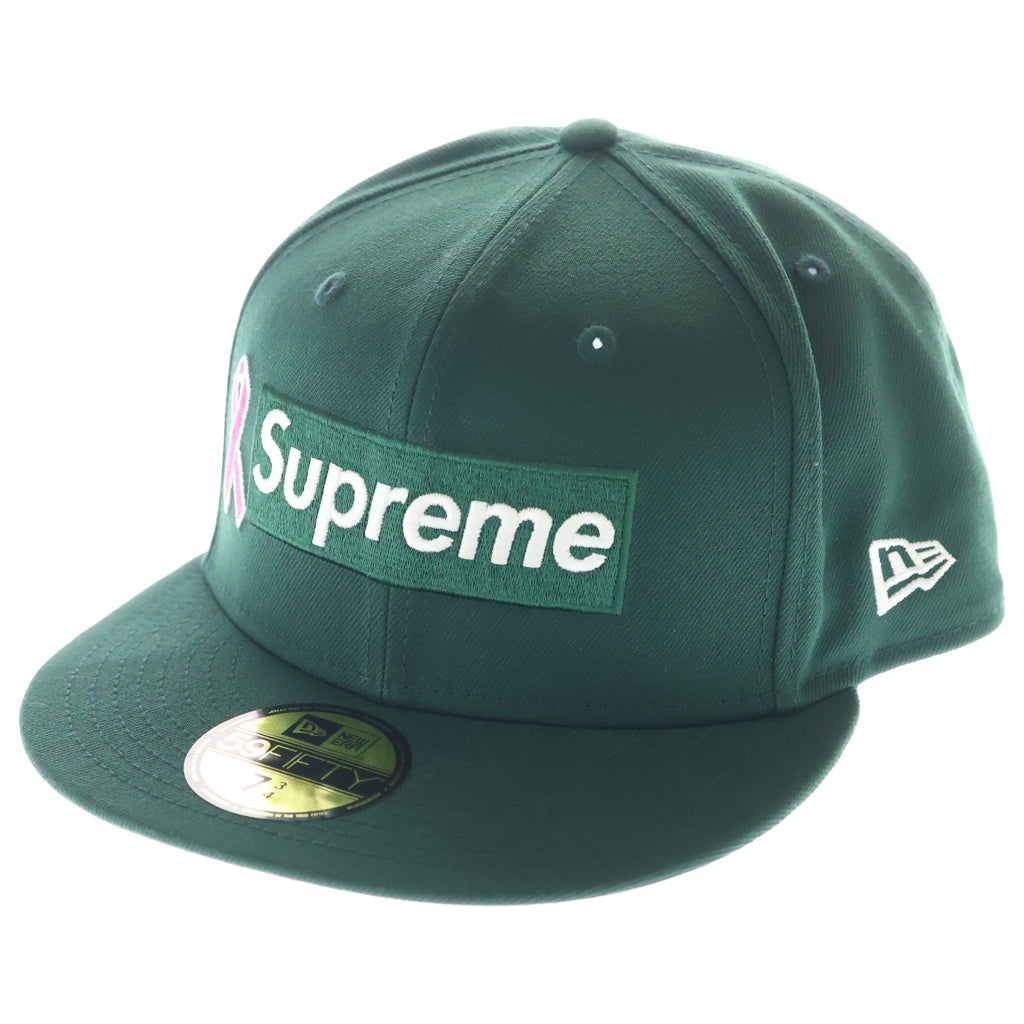 SUPREME(シュプリーム) 25AW Breast Cancer Awareness Box Logo ブレスト キャンサー アウェアネス ボックス ロゴ ベースボールキャップ 帽子 グリーン