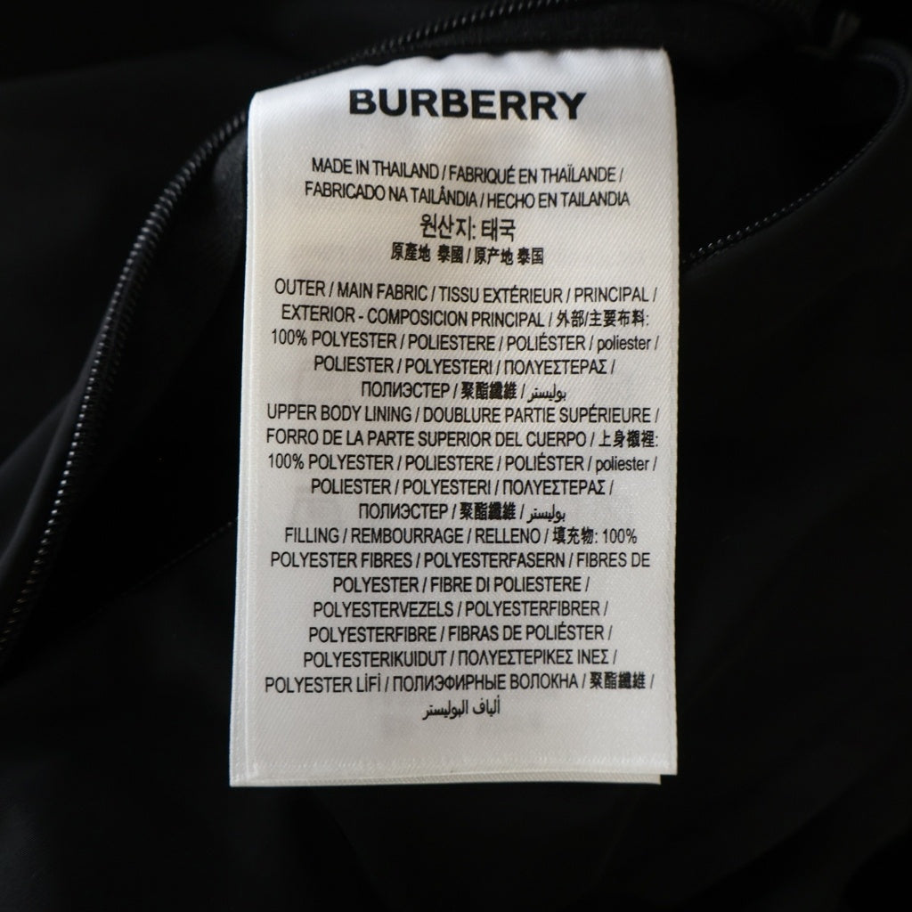 BURBERRY(バーバリー) バックロゴデザイン フーデッド ナイロンジャケット ブラック 1750-226