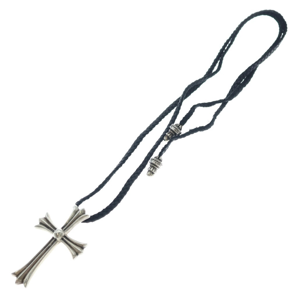 CHROME HEARTS(クロムハーツ) CH CRS LG BC ラージCHクロス Wボロチップ シルバーネックレス