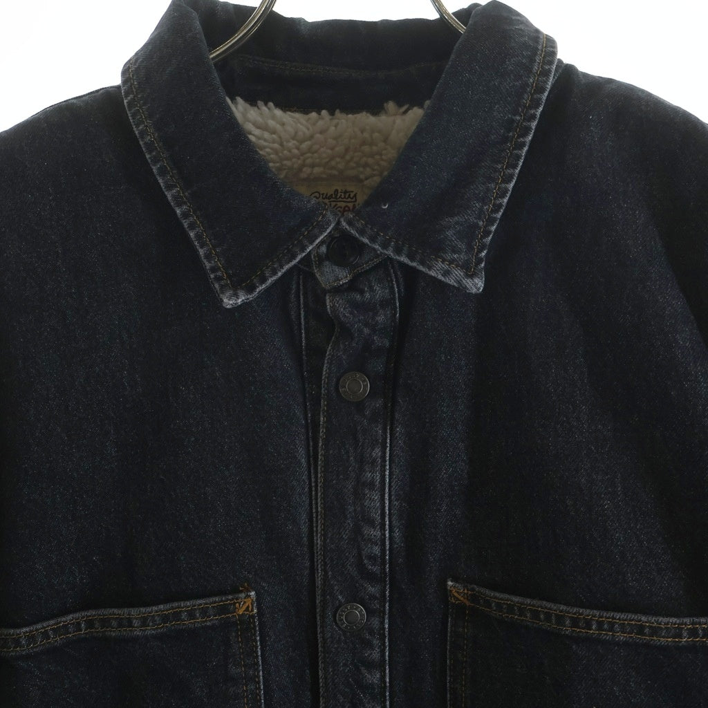 STUSSY(ステューシー) QUALITY WORKGEAR クオリティ マルチポケット デニムワークジャケット ブラック