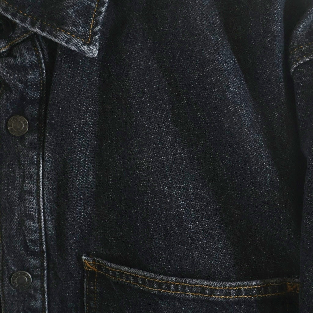STUSSY(ステューシー) QUALITY WORKGEAR クオリティ マルチポケット デニムワークジャケット ブラック