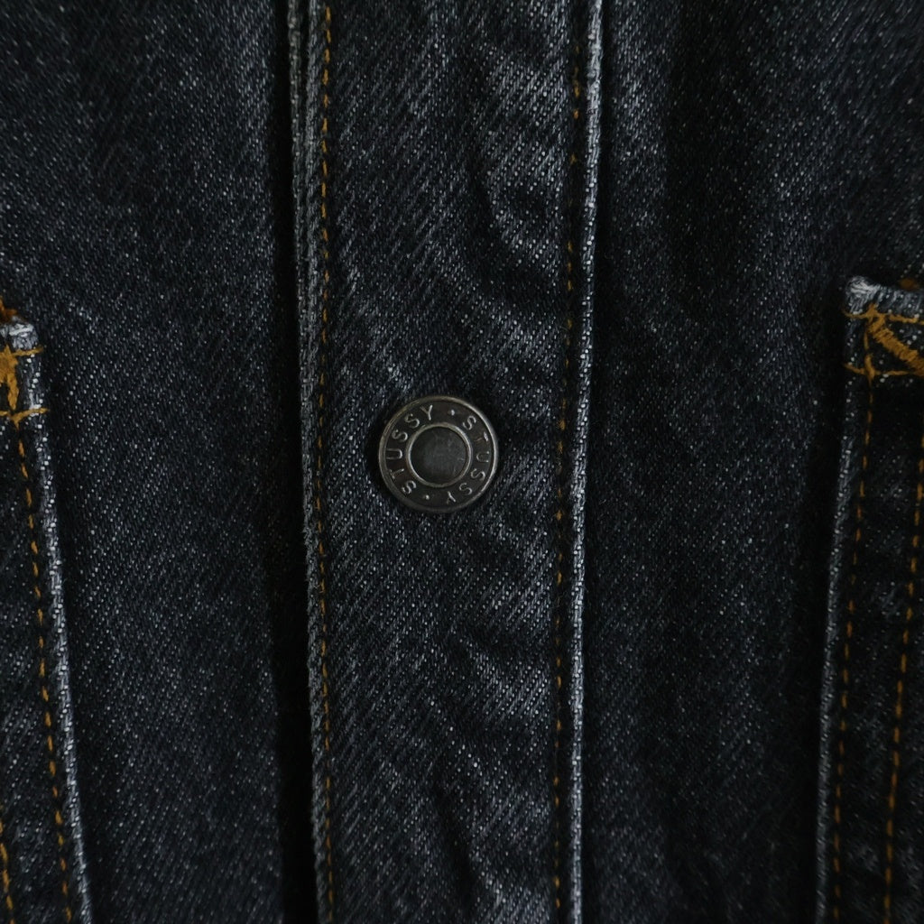 STUSSY(ステューシー) QUALITY WORKGEAR クオリティ マルチポケット デニムワークジャケット ブラック