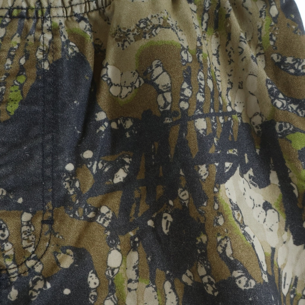 STUSSY(ステューシー) VEIL CAMO BEACH SHORTS カモ柄 ドローストリング ハーフパンツ マルチ