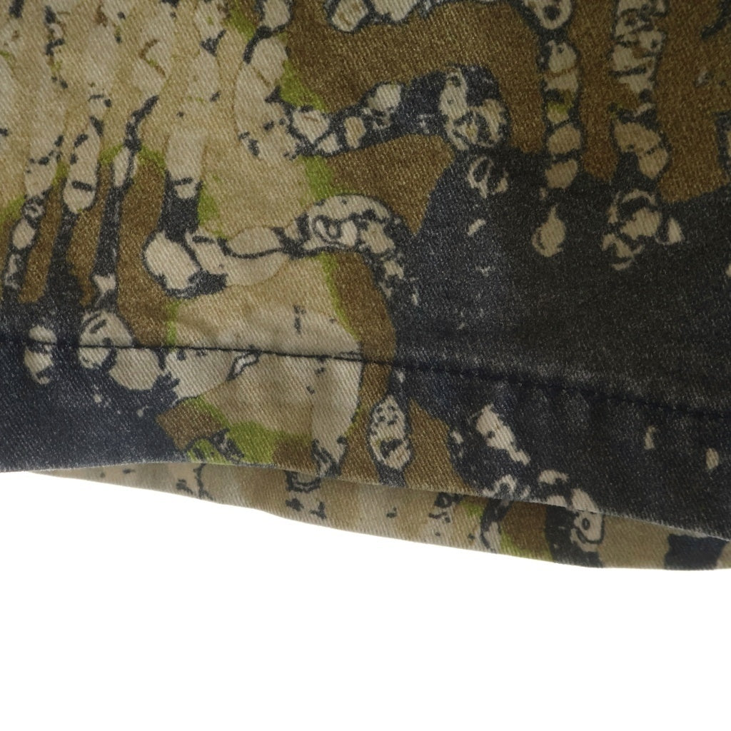 STUSSY(ステューシー) VEIL CAMO BEACH SHORTS カモ柄 ドローストリング ハーフパンツ マルチ