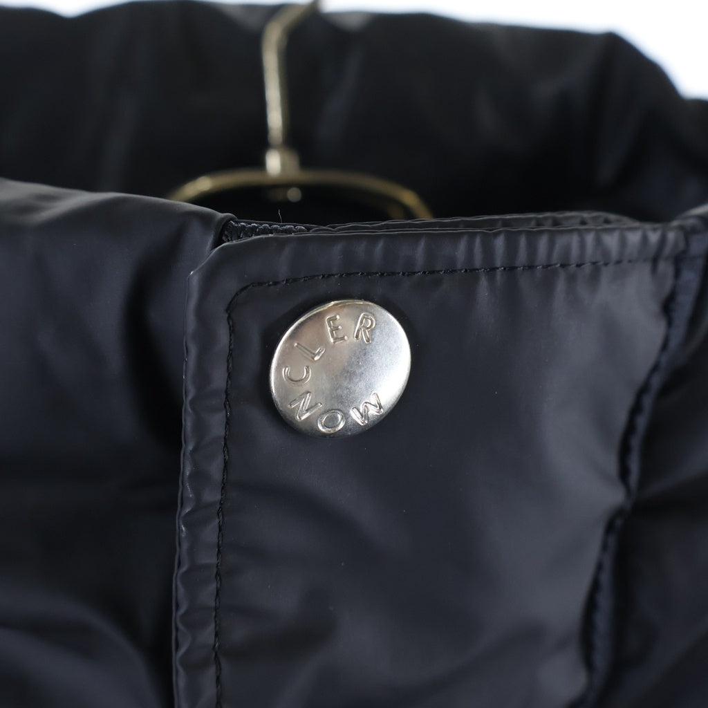 MONCLER(モンクレール) ×1017 ALYX 9SM ERIS アリックス エリス ロゴデザイン フーデッド ジップアップ ダウンジャケット ブラック E209Y4230000