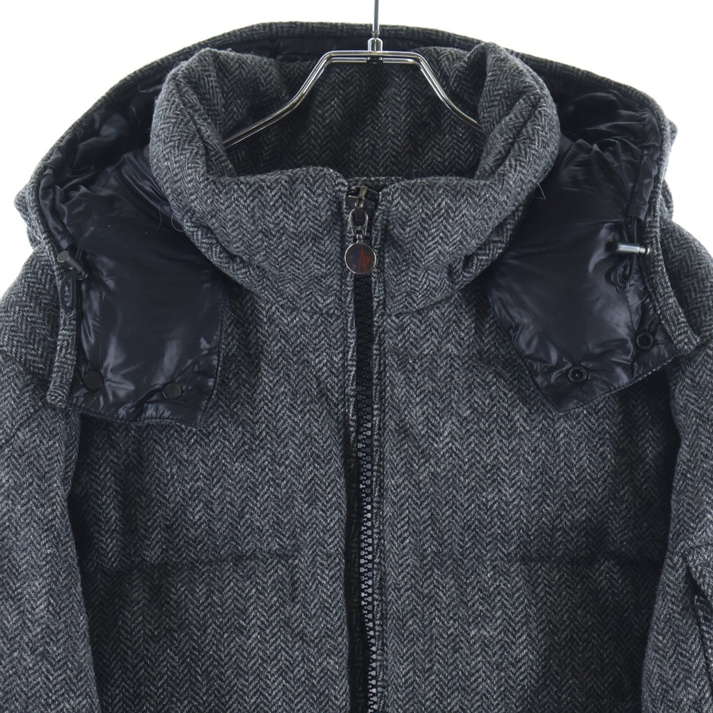 MONCLER(モンクレール) MONTGENEVRE GIUBBOTTO モンジュネーブ フーデッド ダウンジャケット グレー 420914183800