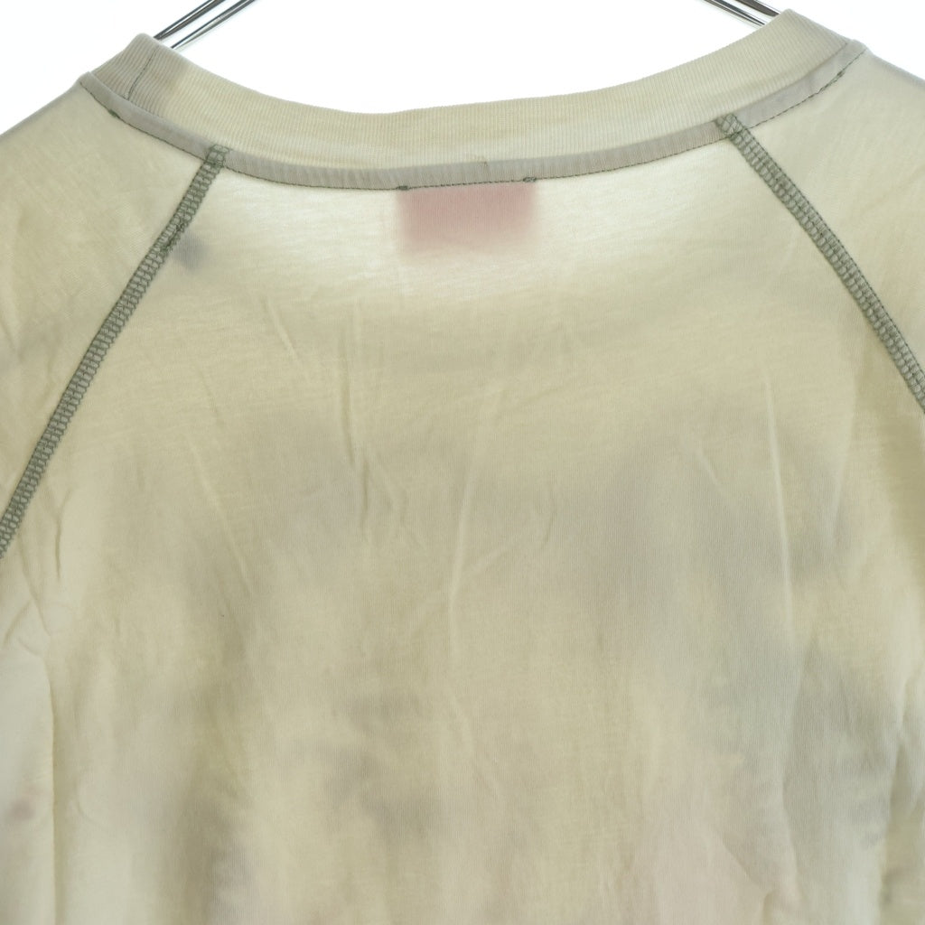 DIESEL(ディーゼル) ロゴデザイン クルーネック カットソー 半袖Tシャツ ベージュ A23799