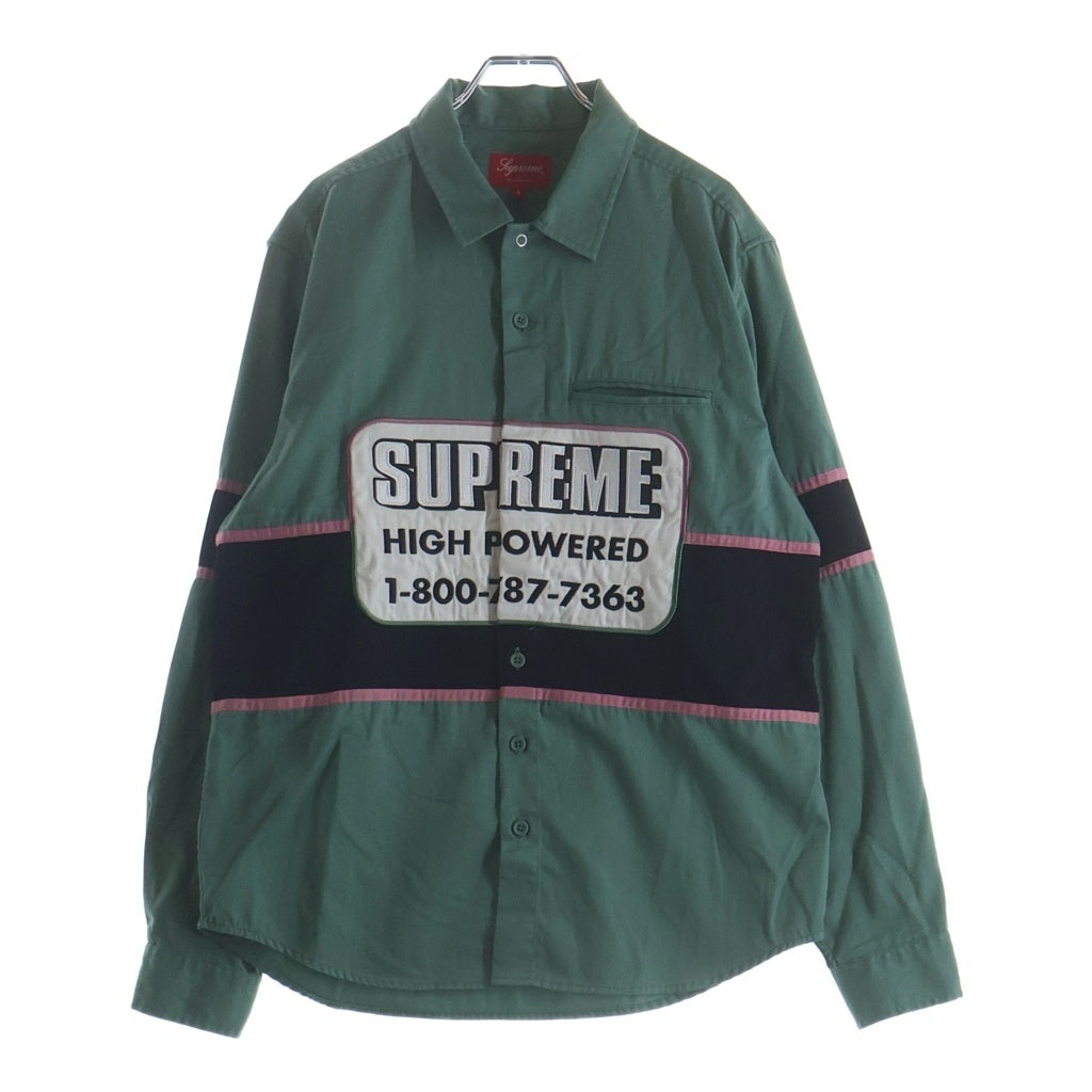 SUPREME(シュプリーム) 19AW High Powered Work Shirt ハイ パワー 長袖ワークシャツ カーキ