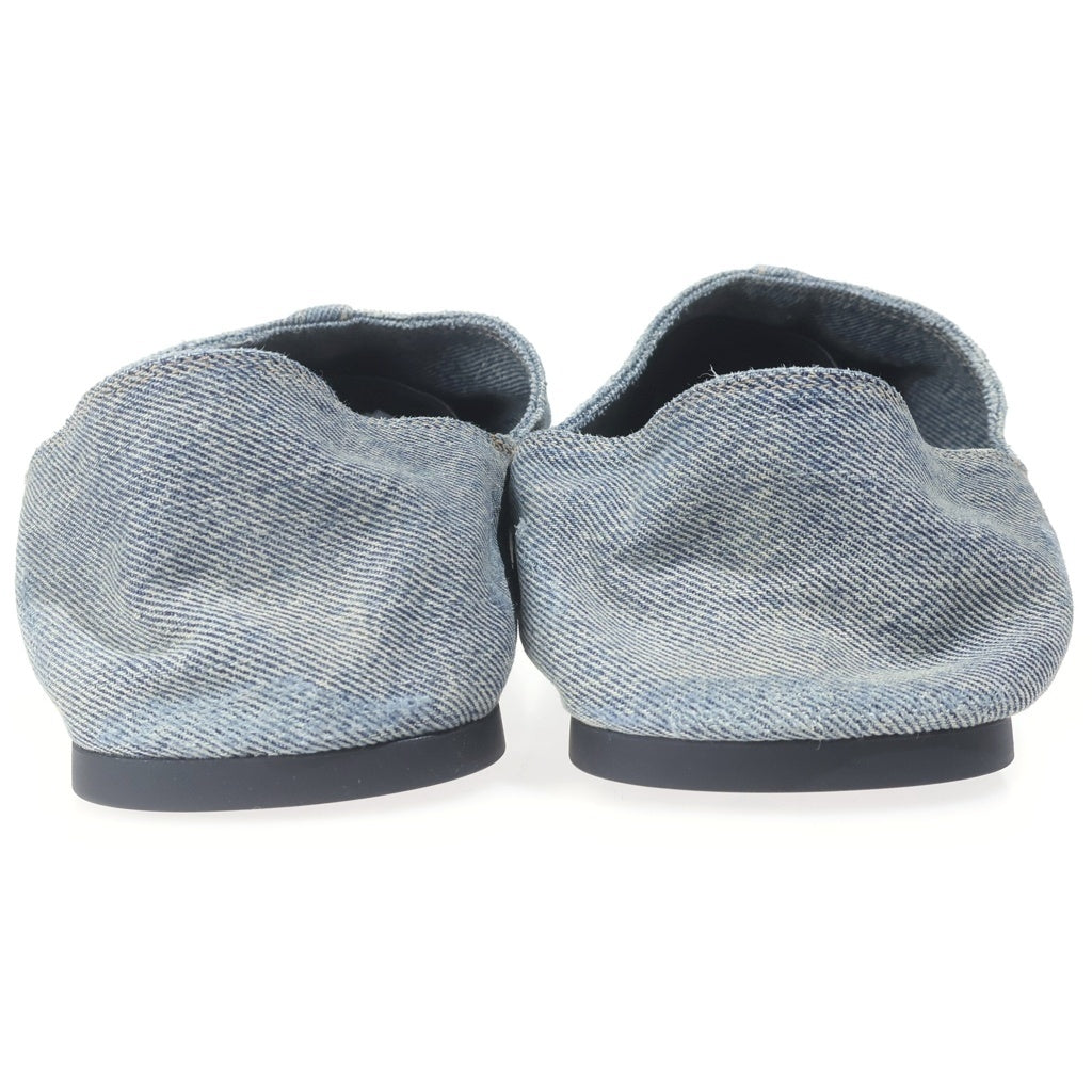 BALENCIAGA(バレンシアガ) FLAT MULE SMOOTH LAMBSKIN フラット ミュール スムース ラムスキン 788347 ブルー