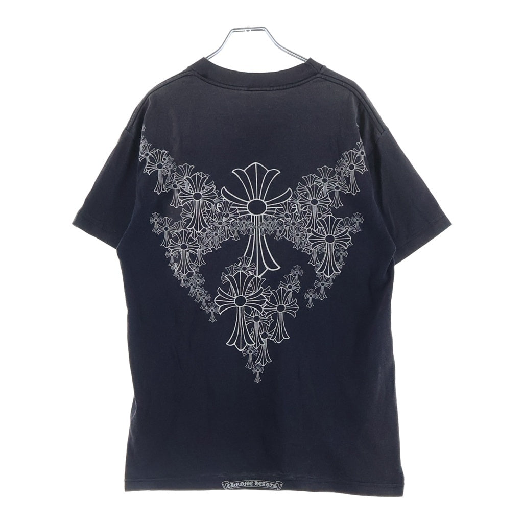 CHROME HEARTS(クロムハーツ) OLD バックセメタリークロス 半袖Tシャツ カットソー ブラック