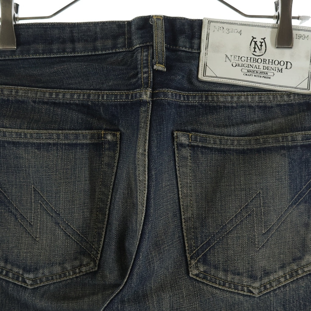 NEIGHBORHOOD(ネイバーフッド) WASHED NARROW ウォッシュ加工 デニムストレートパンツ インディゴ 151DCNH-PTM12