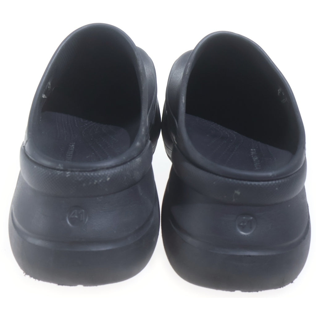 BALENCIAGA(バレンシアガ) ×CROCS SANDAL クロックス ロゴデザイン プラットフォーム サンダル ブラック 720857