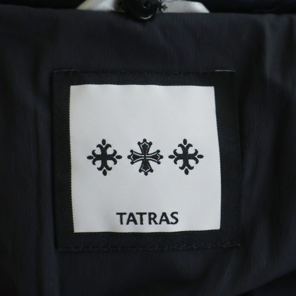 TATRAS(タトラス) 14AW MONTECCHIA モンテッキア ファー付き ロングダウンコート ブラック LTA14A4314 レディース