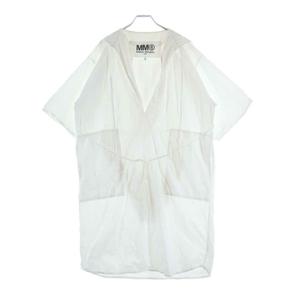 MM6 Maison Margiela(エムエムシックスメゾンマルジェラ) 半袖ワンピース ホワイト レディース S52CT0377