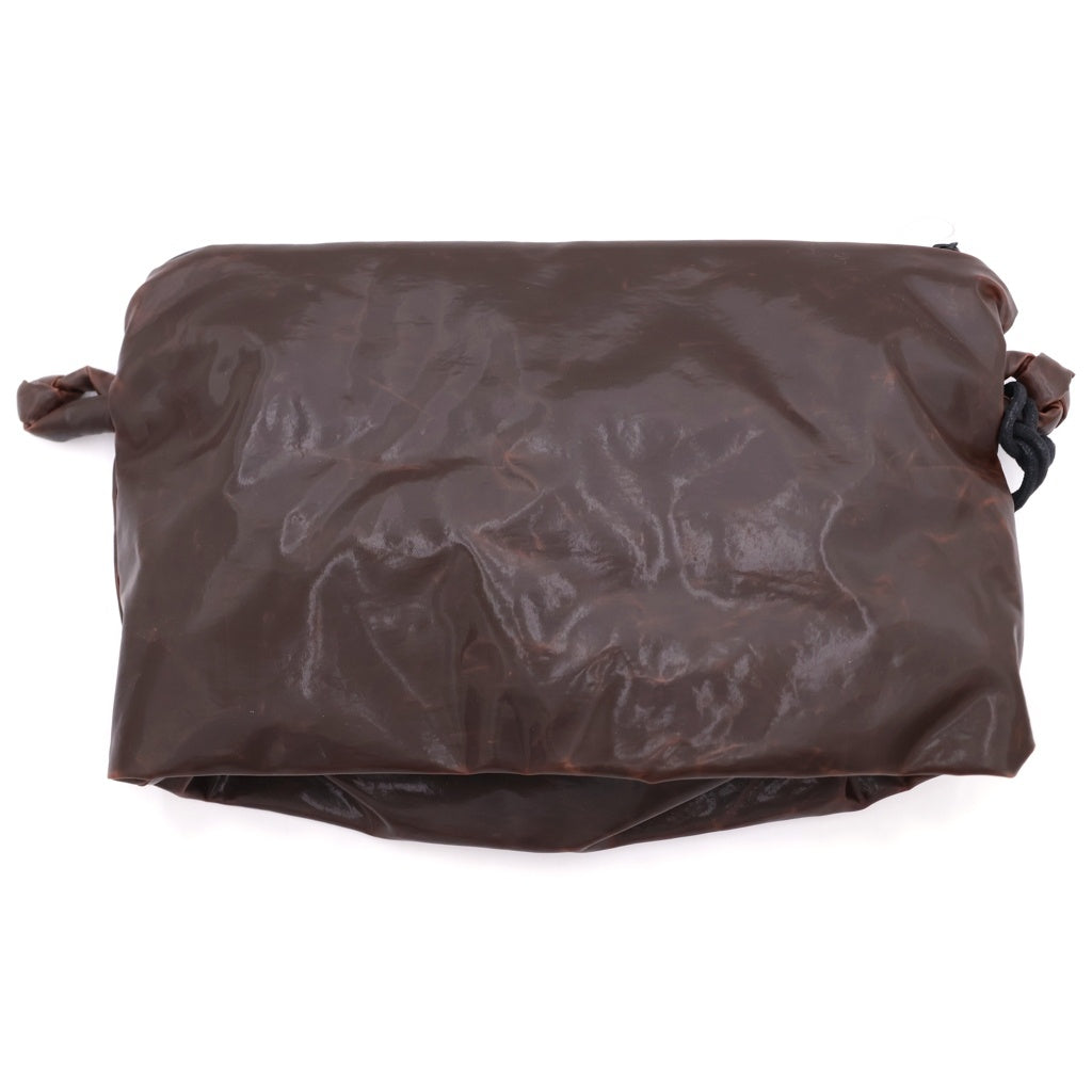 NO BRAND(ノーブランド) KASSL Editions Pouch Lacquer ポーチ ラッカー ブラウン -