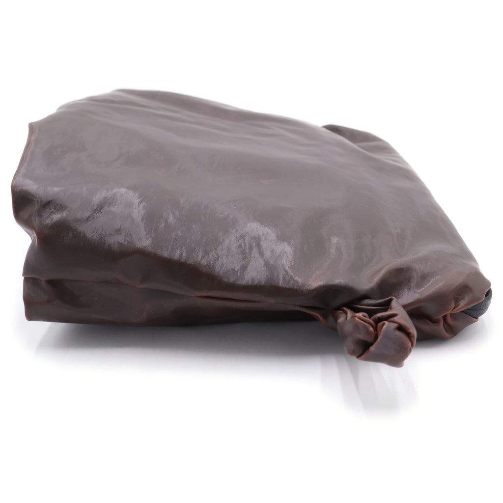 NO BRAND(ノーブランド) KASSL Editions Pouch Lacquer ポーチ ラッカー ブラウン -