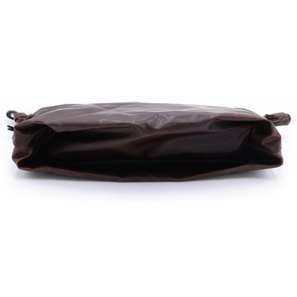 NO BRAND(ノーブランド) KASSL Editions Pouch Lacquer ポーチ ラッカー ブラウン -