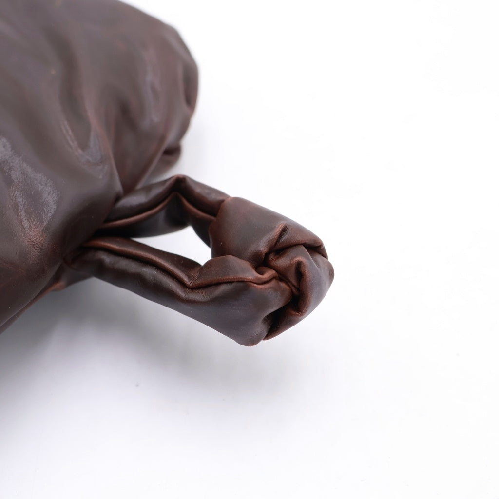 NO BRAND(ノーブランド) KASSL Editions Pouch Lacquer ポーチ ラッカー ブラウン -