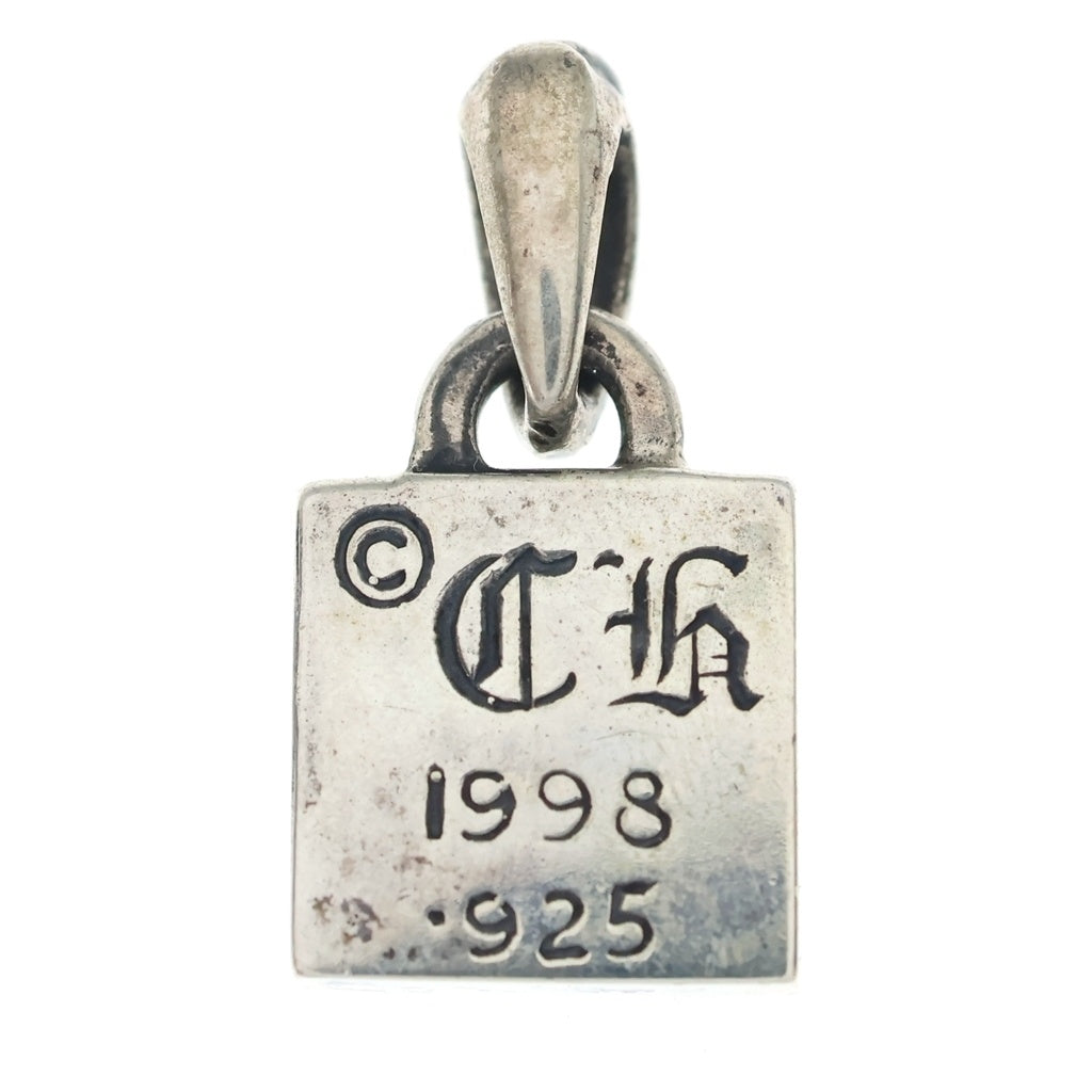 CHROME HEARTS(クロムハーツ) FRAMED CH PLUS 1DIA フレームドCHプラス 1ダイヤ ペンダントトップ シルバー
