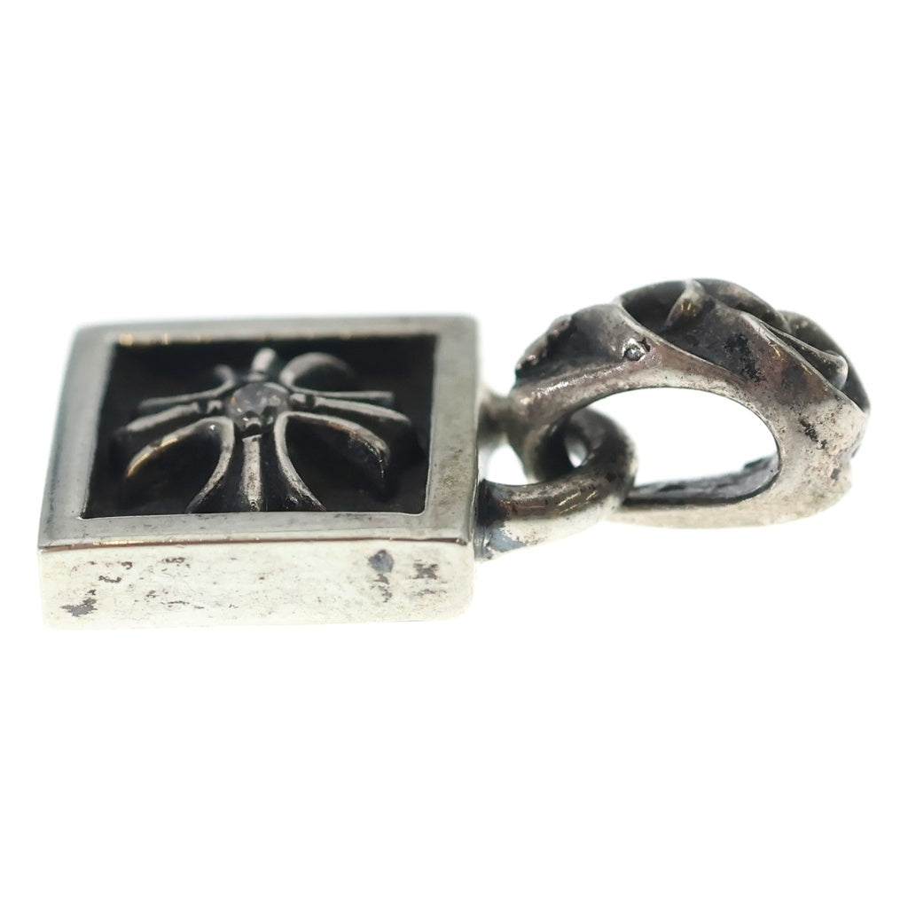 CHROME HEARTS(クロムハーツ) FRAMED CH PLUS 1DIA フレームドCHプラス 1ダイヤ ペンダントトップ シルバー