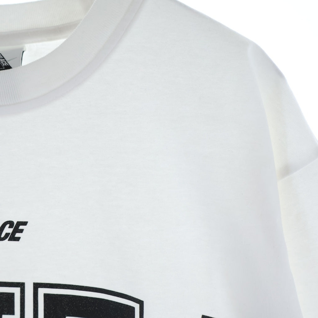 NIKE(ナイキ) ×PALECE ×DSM パレス ドーバーストリートマーケット ロゴデザイン クルーネック カットソー 半袖Tシャツ ホワイト