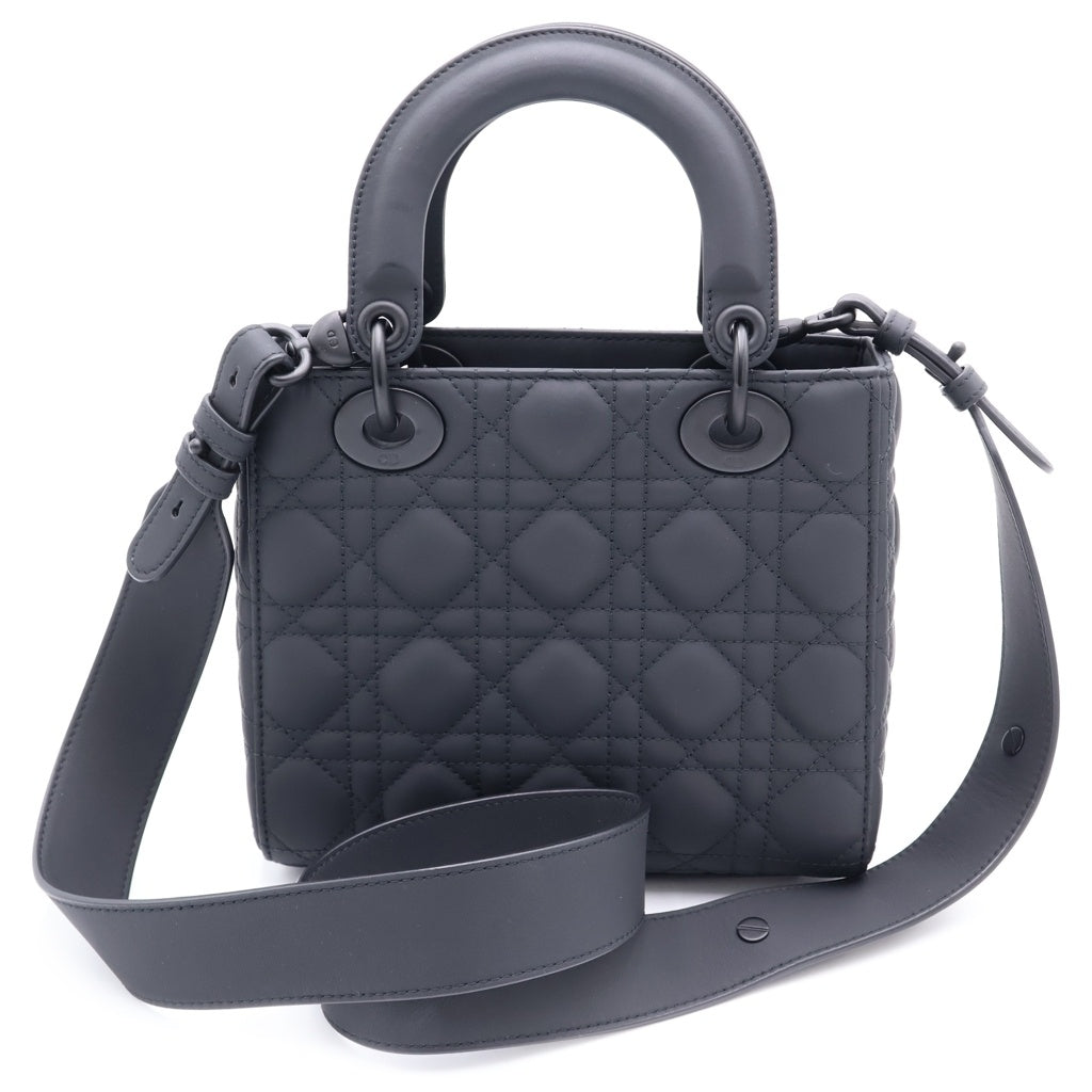 DIOR(ディオール) LADY DIOR ABCDIOR レディーディオール ハンドバッグ ショルダーバッグ ブラック M0538SLOIM989 レディース