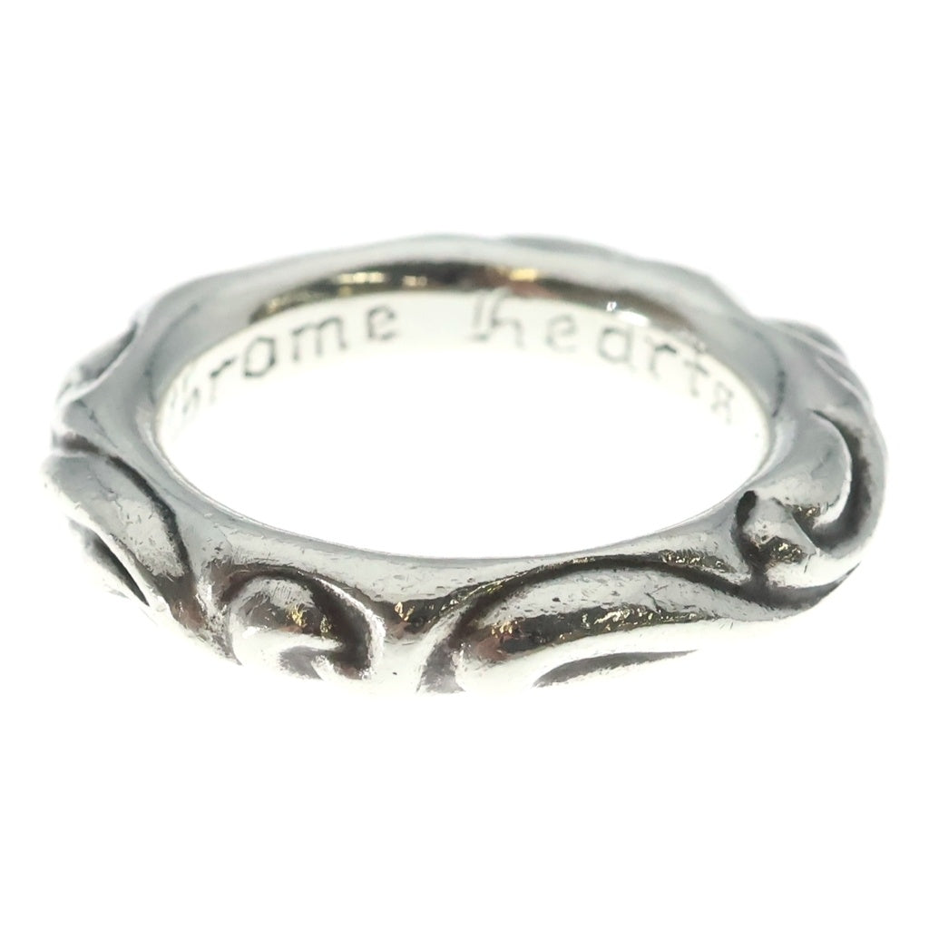 CHROME HEARTS(クロムハーツ) SCRL BAND スクロールバンド リング シルバー BCA351
