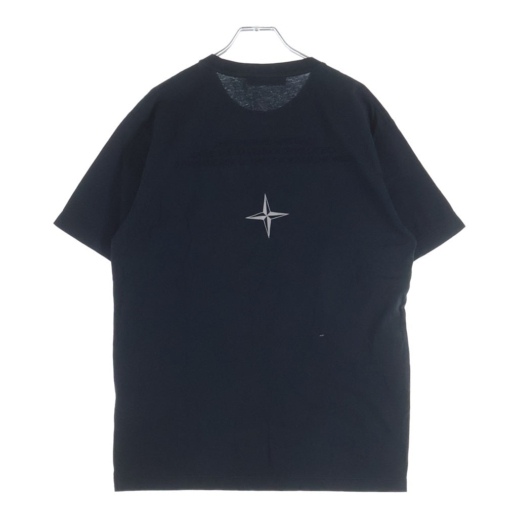 STONE ISLAND(ストーンアイランド) プリントロゴ半袖Tシャツ カットソー ブラック 70152NS90