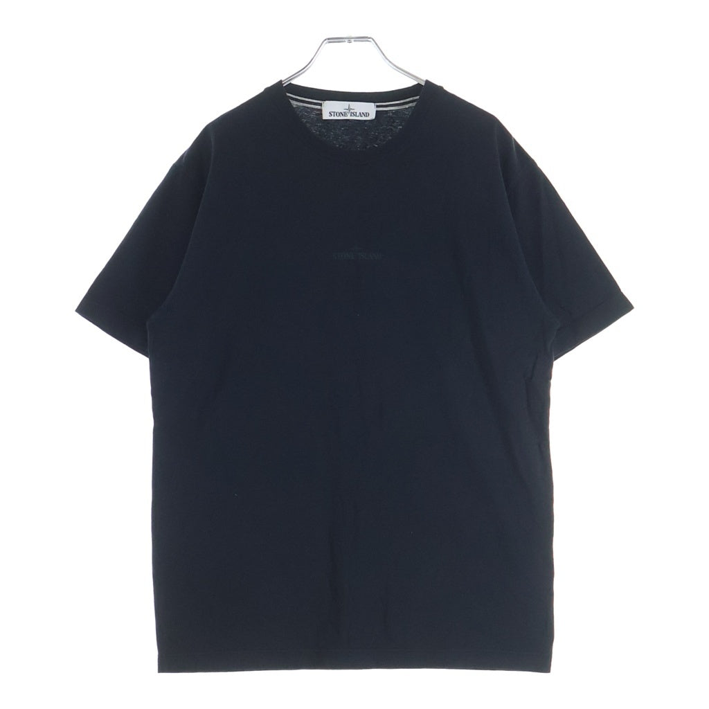 STONE ISLAND(ストーンアイランド) プリントロゴ半袖Tシャツ カットソー ブラック 70152NS90