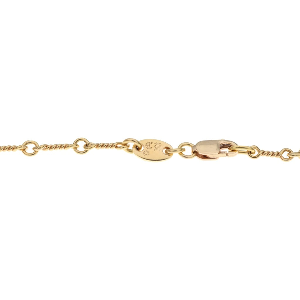 CHROME HEARTS(クロムハーツ) 22K NECKCHAIN T24 ツイストチェーンネックレス 24inch ゴールド