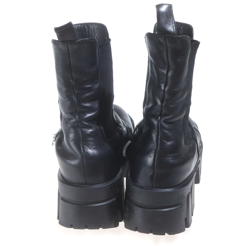 BALENCIAGA(バレンシアガ) BULLDOZER BOOTS 693963 ブルドーザー チェルシーブーツ レザーシューズ ブラック