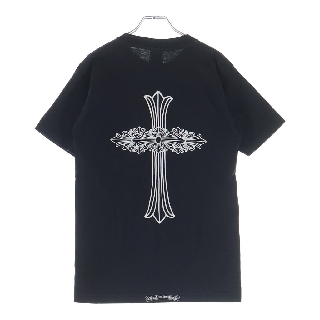 CHROME HEARTS(クロムハーツ) OLD S/S TEE オールド バッククロスデザイン クルーネック カットソー 半袖Tシャツ ブラック