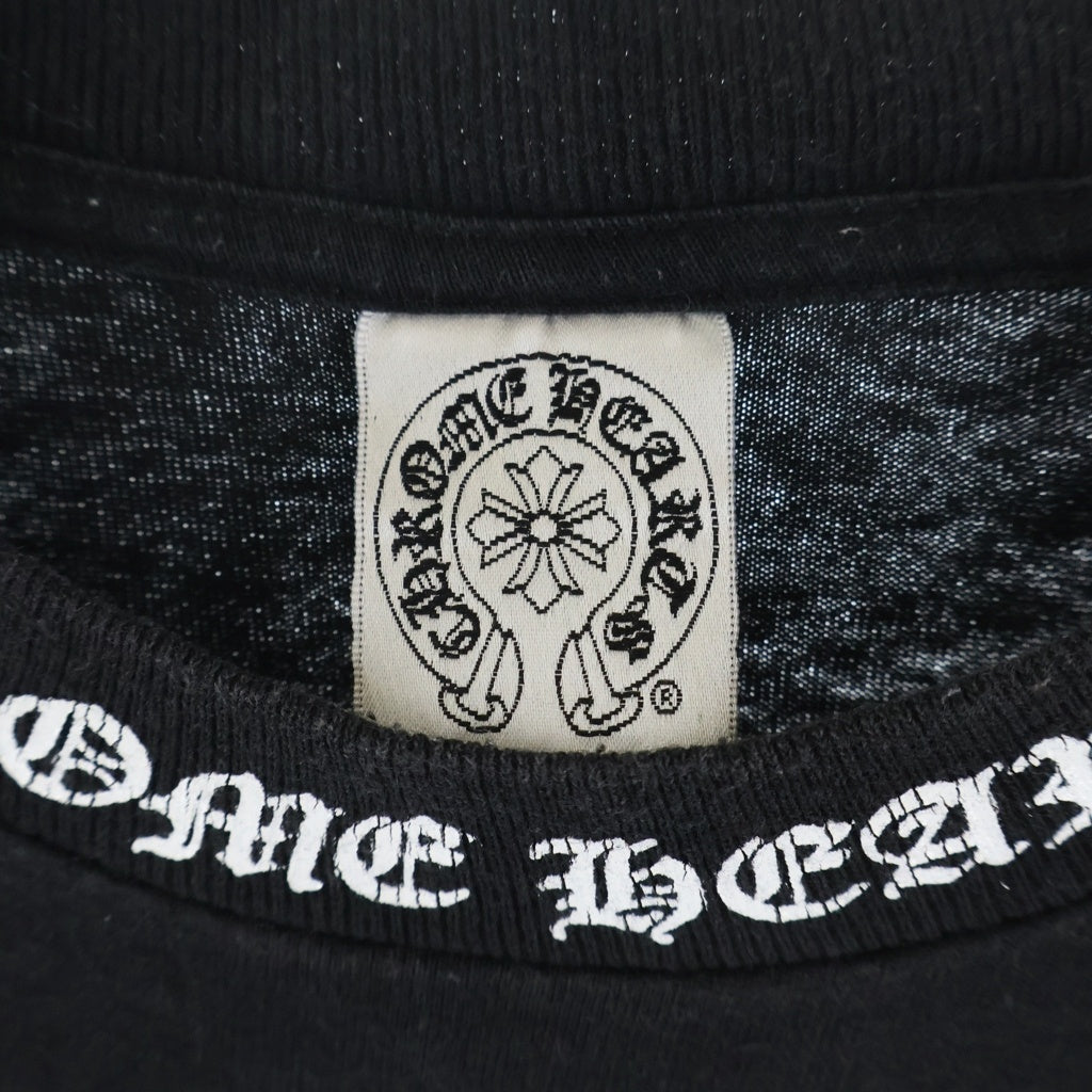 CHROME HEARTS(クロムハーツ) OLD S/S TEE オールド バッククロスデザイン クルーネック カットソー 半袖Tシャツ ブラック