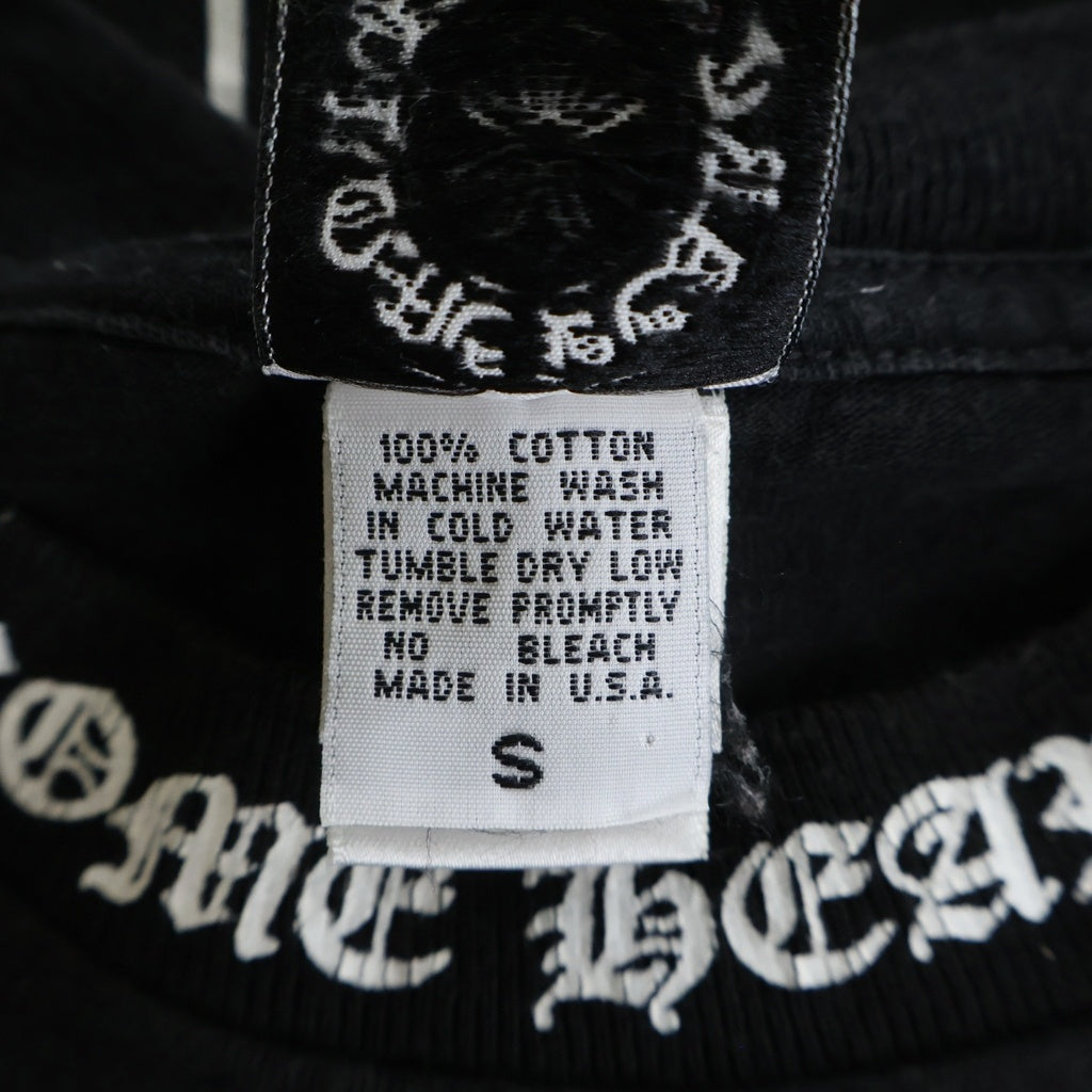 CHROME HEARTS(クロムハーツ) OLD S/S TEE オールド バッククロスデザイン クルーネック カットソー 半袖Tシャツ ブラック