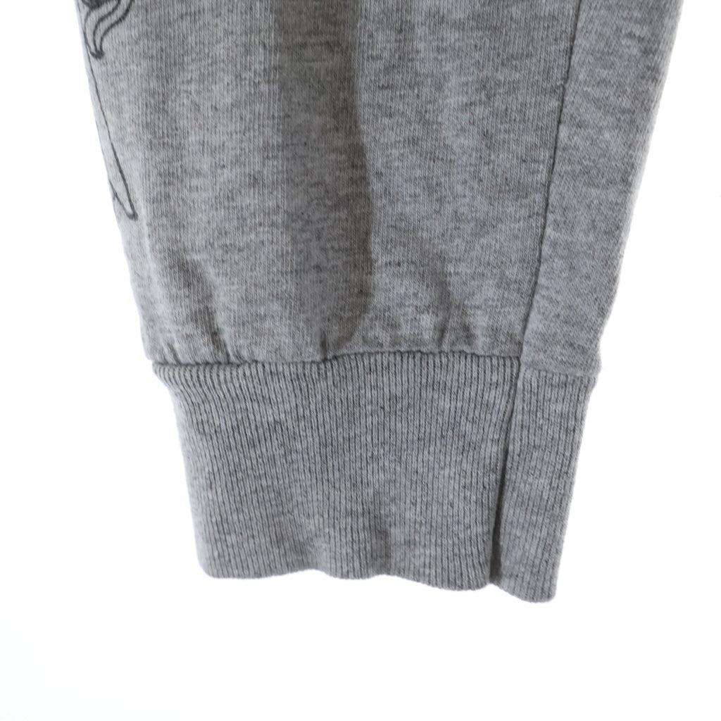 CHROME HEARTS(クロムハーツ) OLD DAGGER CH ダガー アームロゴデザイン クルーネック カットソー 長袖Tシャツ グレー