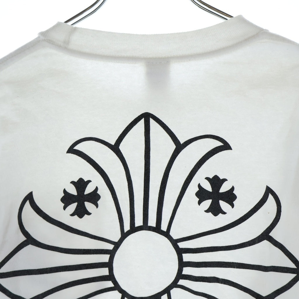 CHROME HEARTS(クロムハーツ) TOKYO HORSESHOE L/S TEE トーキョー ホースシュー ロゴデザイン クルーネック カットソー 長袖Tシャツ ホワイト