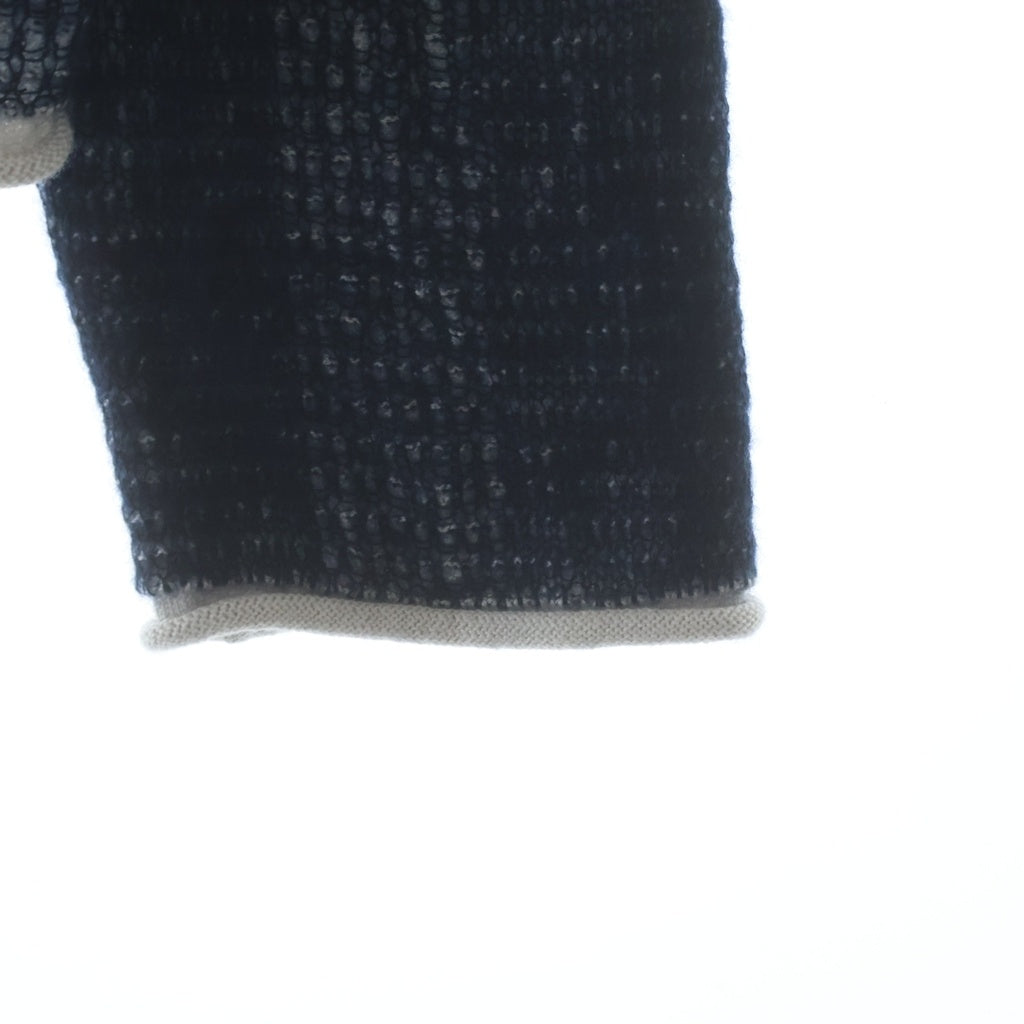 GIORGIO ARMANI(ジョルジオアルマーニ) Wool Cashmere Knit Sweater ウールカシミヤニット セーター ブルー 6KSM44 SM42Z 6KSM44 SM42Z